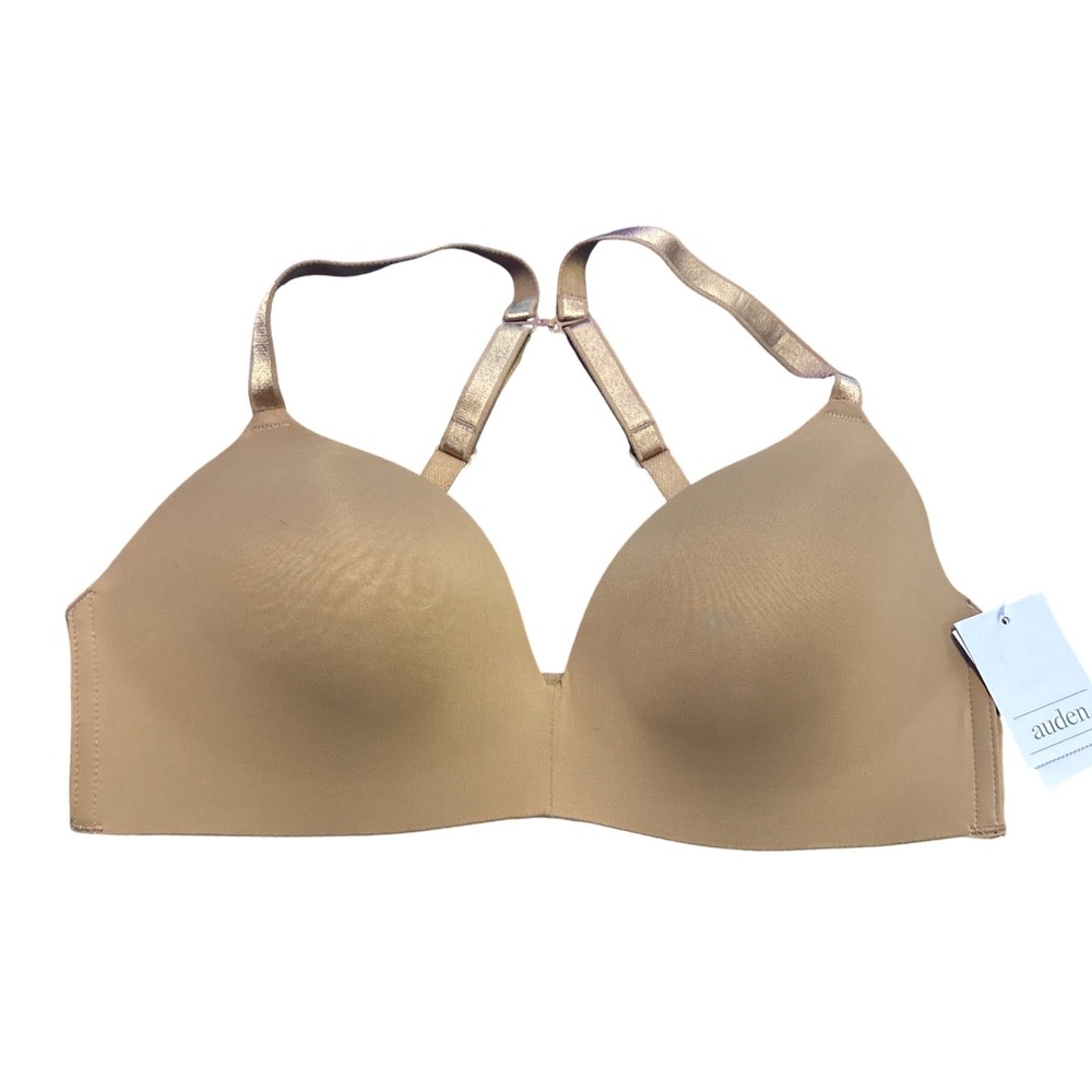 NEW Auden The Bliss Smooth Lightly Lined Wirefree Convertible Bra 34C